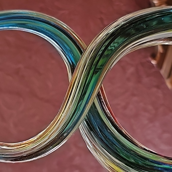 MCM multi colored Murano style glass sculpture - Picture 6 of 10